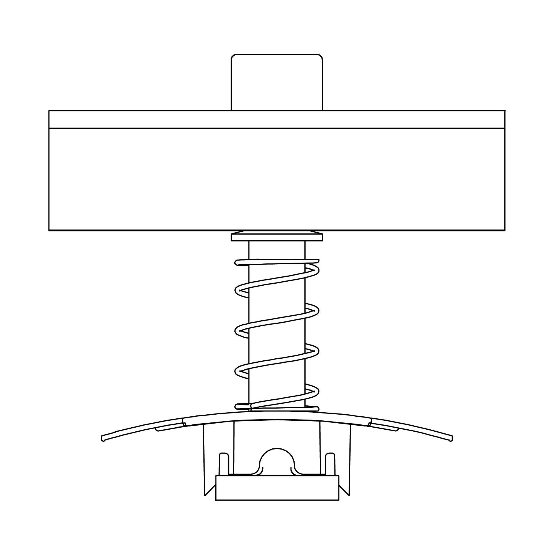 K2 Systems - MC XS SET AL BLACK 30-33 SS PA — XS-Mittelklemmen-Set 30-33mm,Edelstahl,vormontiert (1005157)