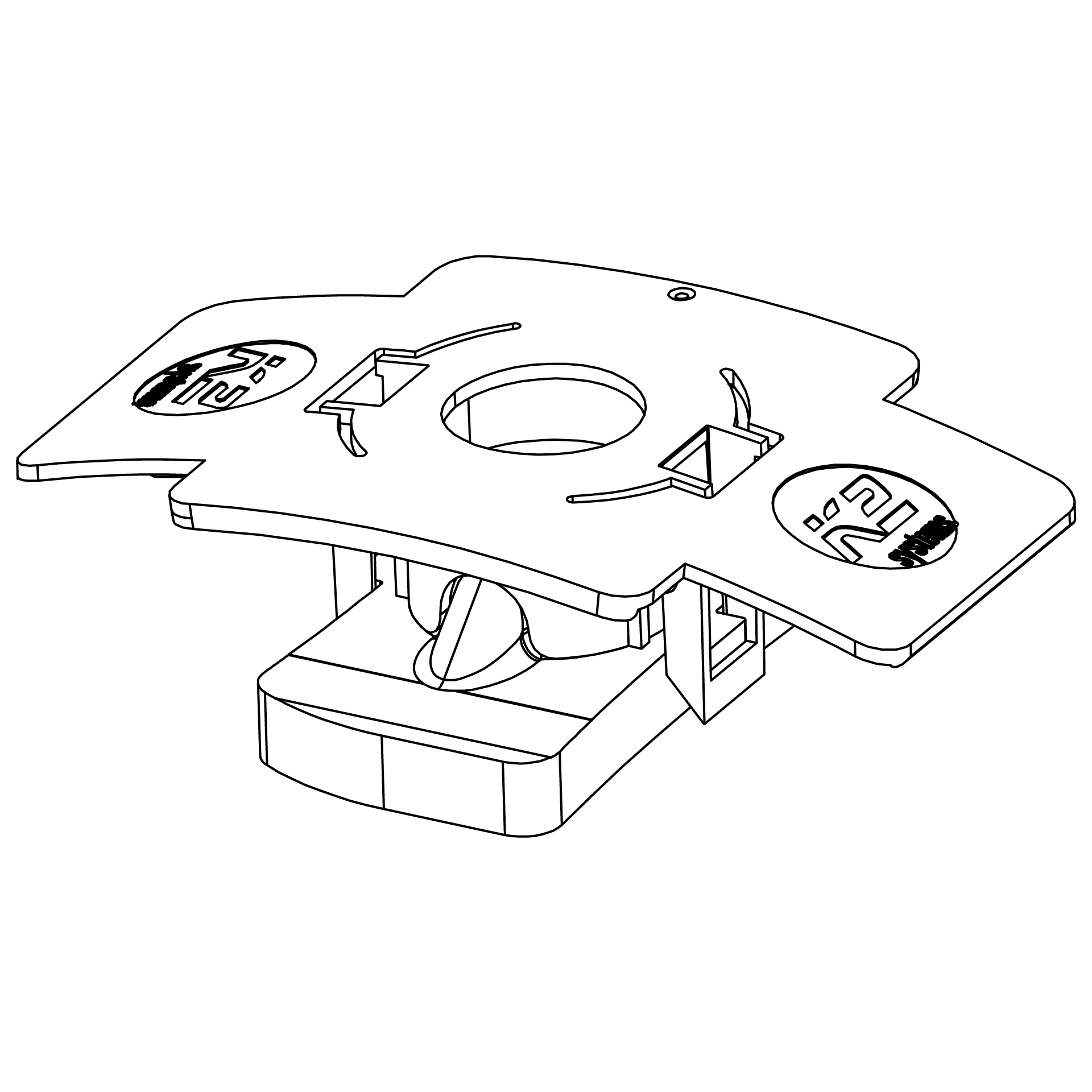 K2 Systems - Einlegemutter MK2, M8 — mit Kunststoff-Clip, alle Standardschienen (1001643)