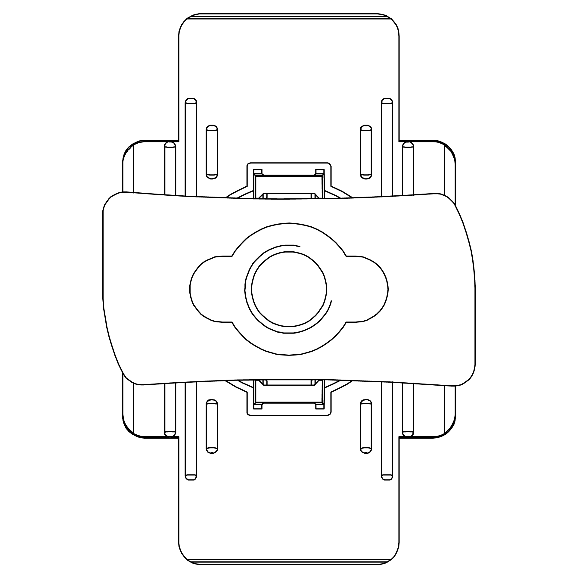 K2 Systems - Einlegemutter MK2, M8 — mit Kunststoff-Clip, alle Standardschienen (1001643)